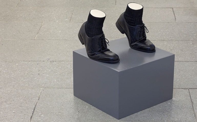 shoes, stockings, daniel svarre, sculpture, art, copenhagen, Denmark